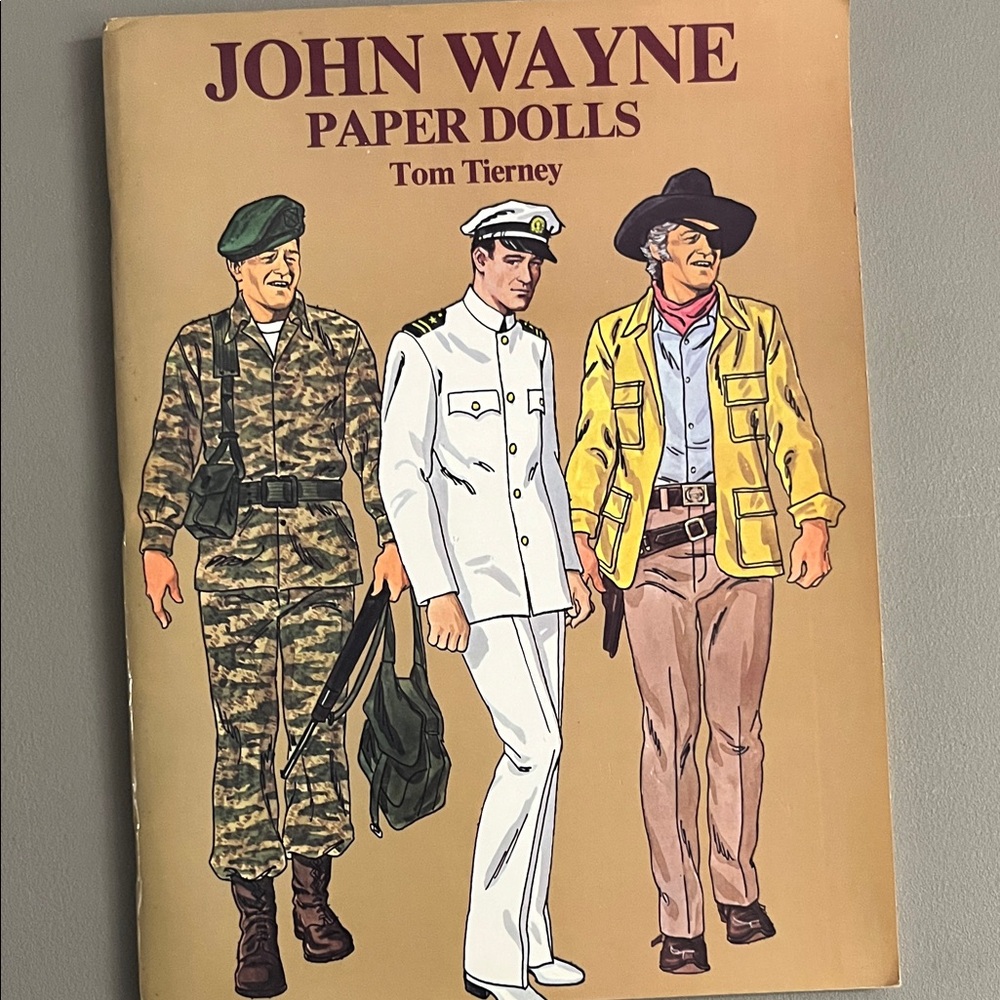 Vintage John Wayne Paper Dolls by Tom Tierney